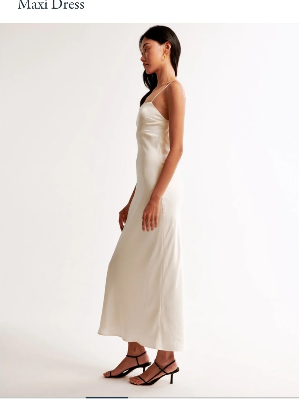 The A&F Julia Slip Cowl Back-Bow Maxi Dress